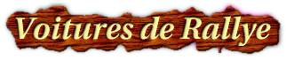 Voitures de Rallye de Collection